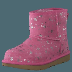 Barn UGG Classic Mini Ii Stars Wild Berry