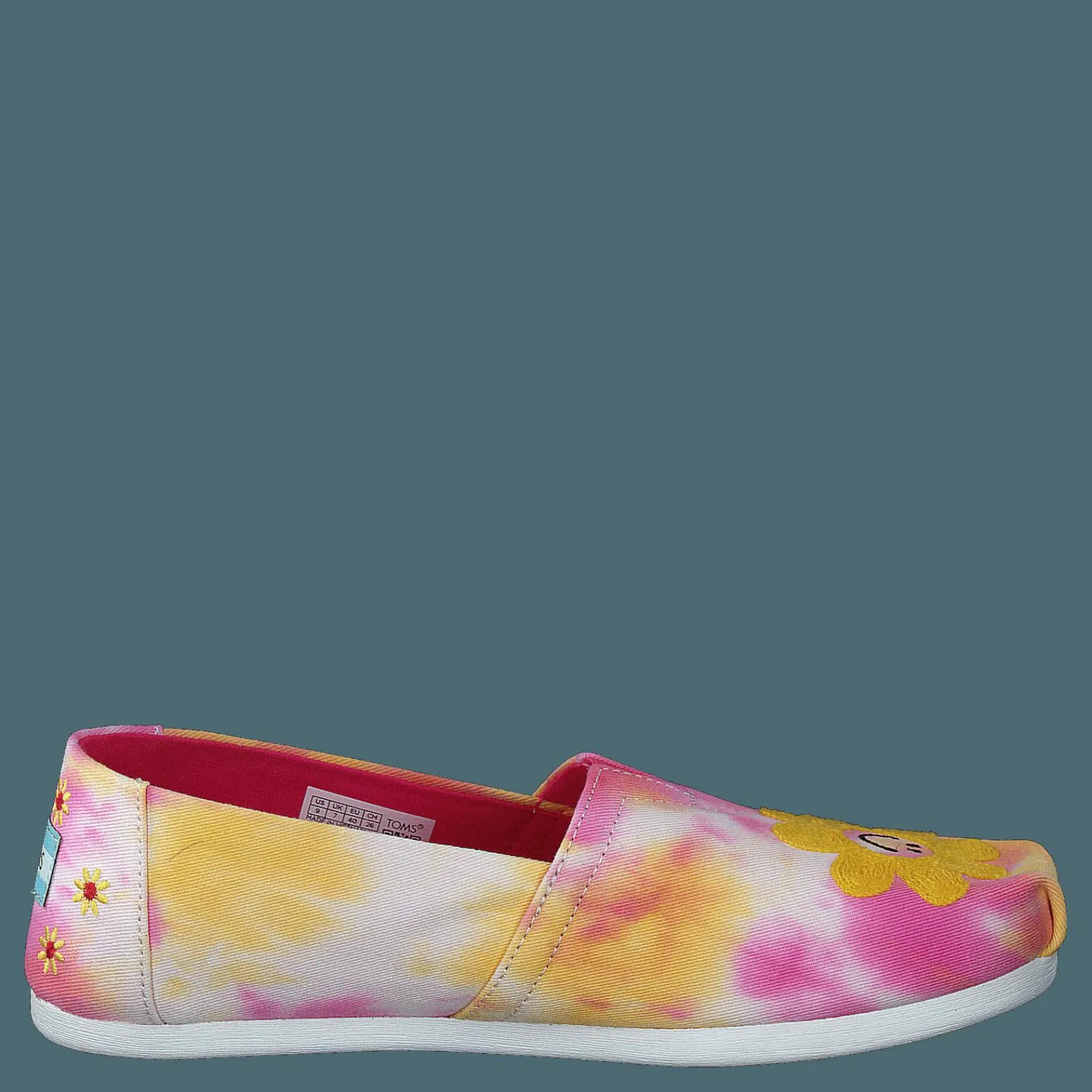 Toms Classic Tie Dye Fuchsia Rose