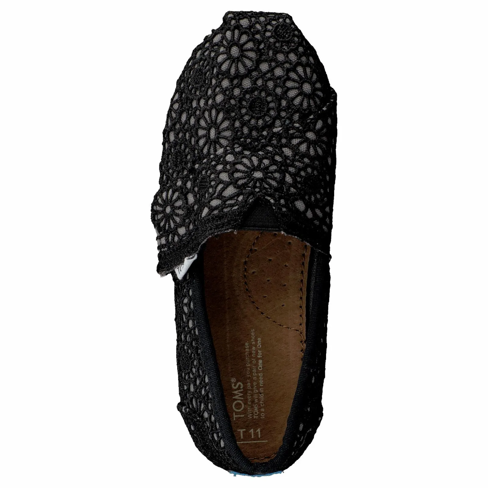 Barn Toms Classics Kids Black Crochet