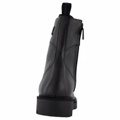 Calvin Klein Combat Boot Mid Zip Lth In Cal Triple Black