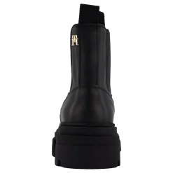 Tommy Hilfiger Combat Leather Low Chelsea Black