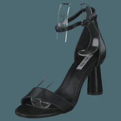 NA-KD Cone Shape Strap Heels Black