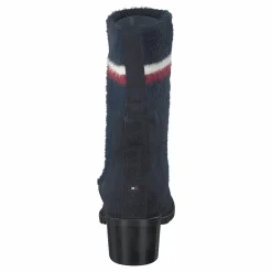 Tommy Hilfiger Cosy Mid Heel Suede Cki Midnight