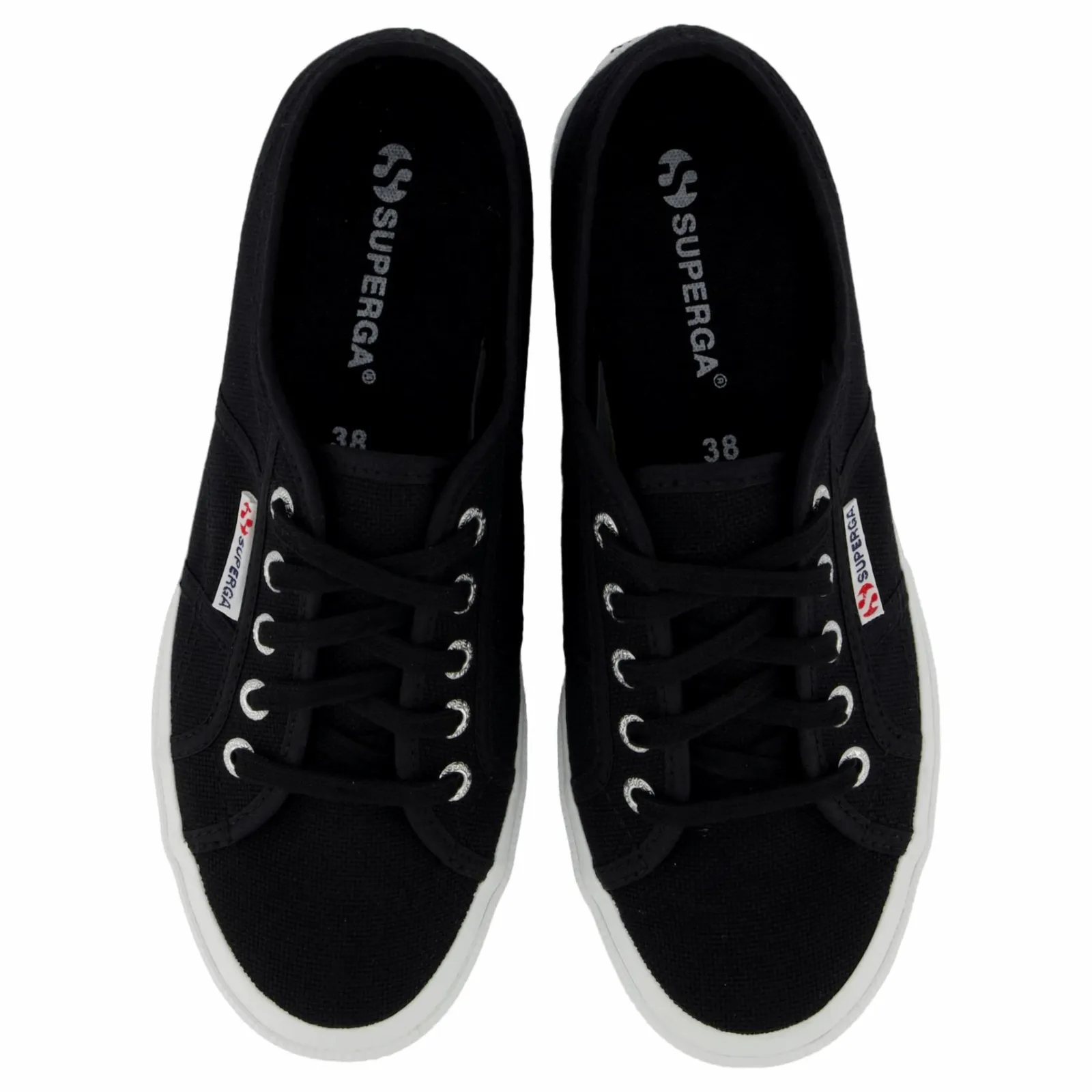 Superga 2750-cotu Classic F83 Black-fwhite