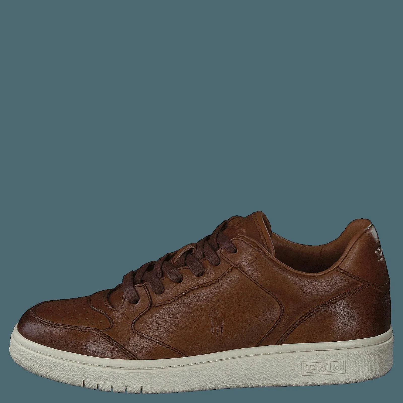 Polo Ralph Lauren Court Leather Sneaker Pale Russet