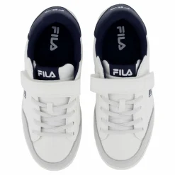 Barn Fila Courtbay Velcro Kids White- Navy