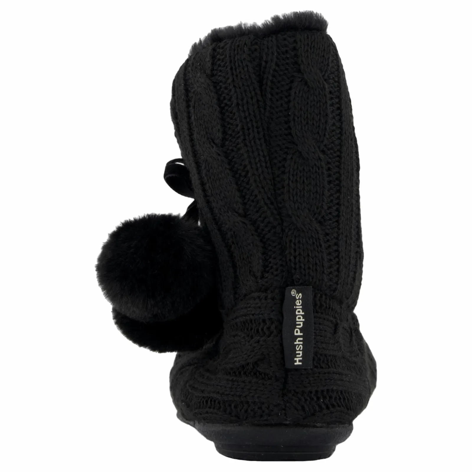 Hush Puppies Cozy High Black