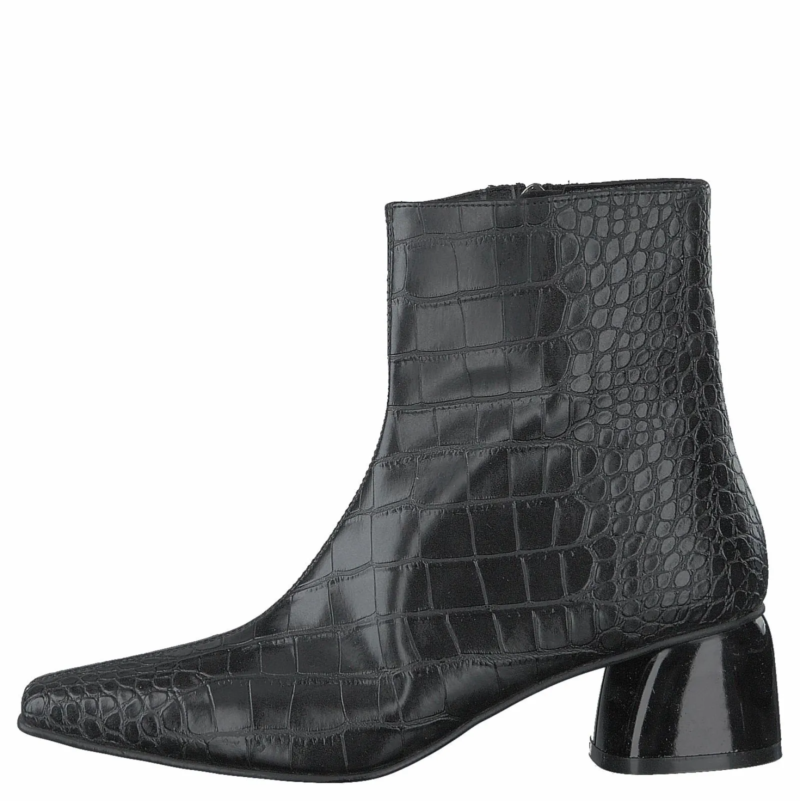 NA-KD Croco Basic Boots Black