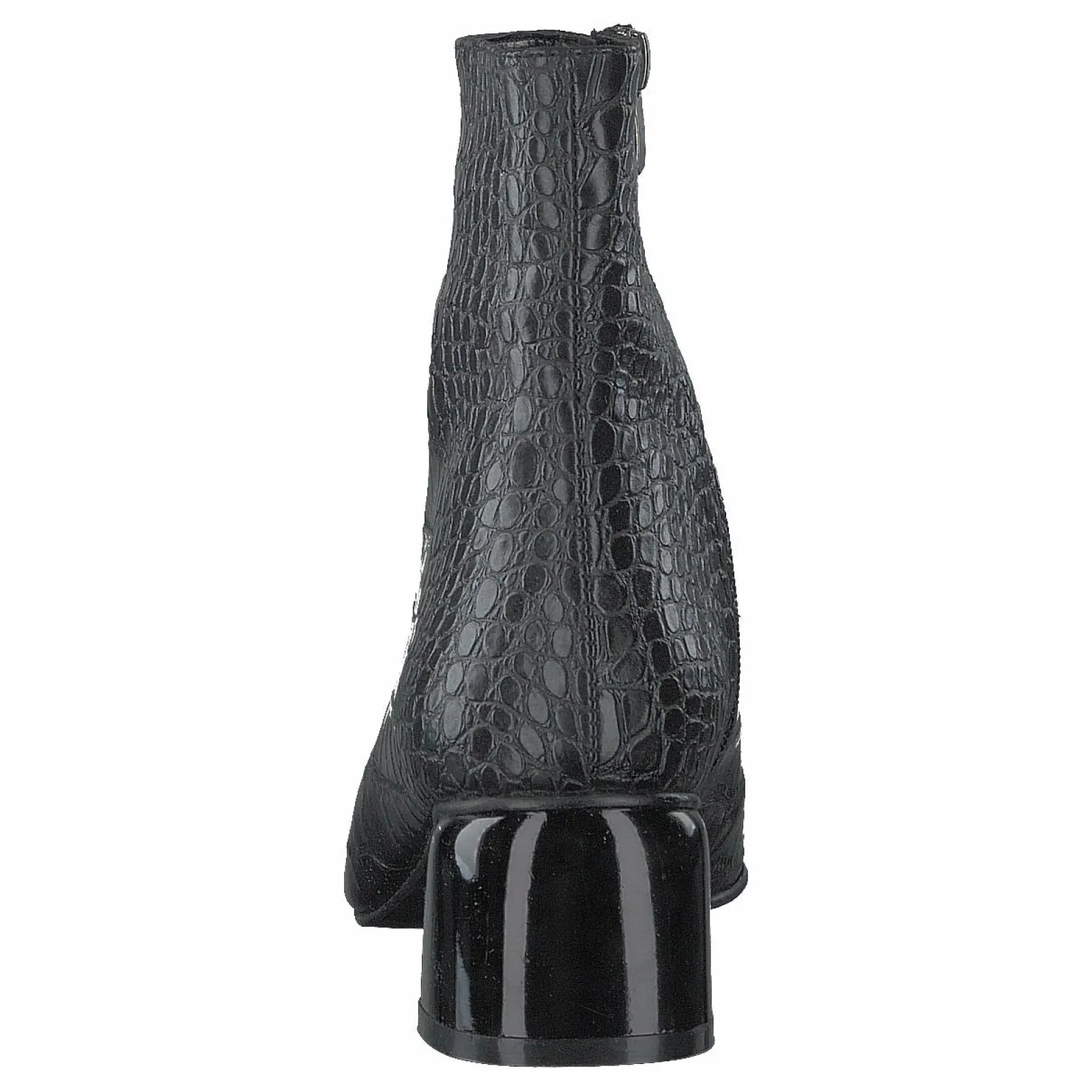 NA-KD Croco Basic Boots Black