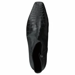 NA-KD Croco Basic Boots Black