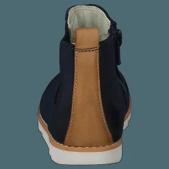 Barn Clarks Crown Halo T Navy Leather