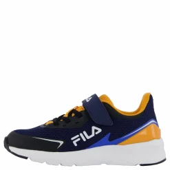 Barn Fila Crusher V Kids Black-dark Cheddar