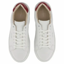 Calvin Klein Cupsole Lace Up W/ml Lth Bright White/winery