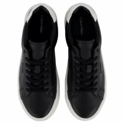 Calvin Klein Cupsole Lace Up W/ml Lth Ck Black