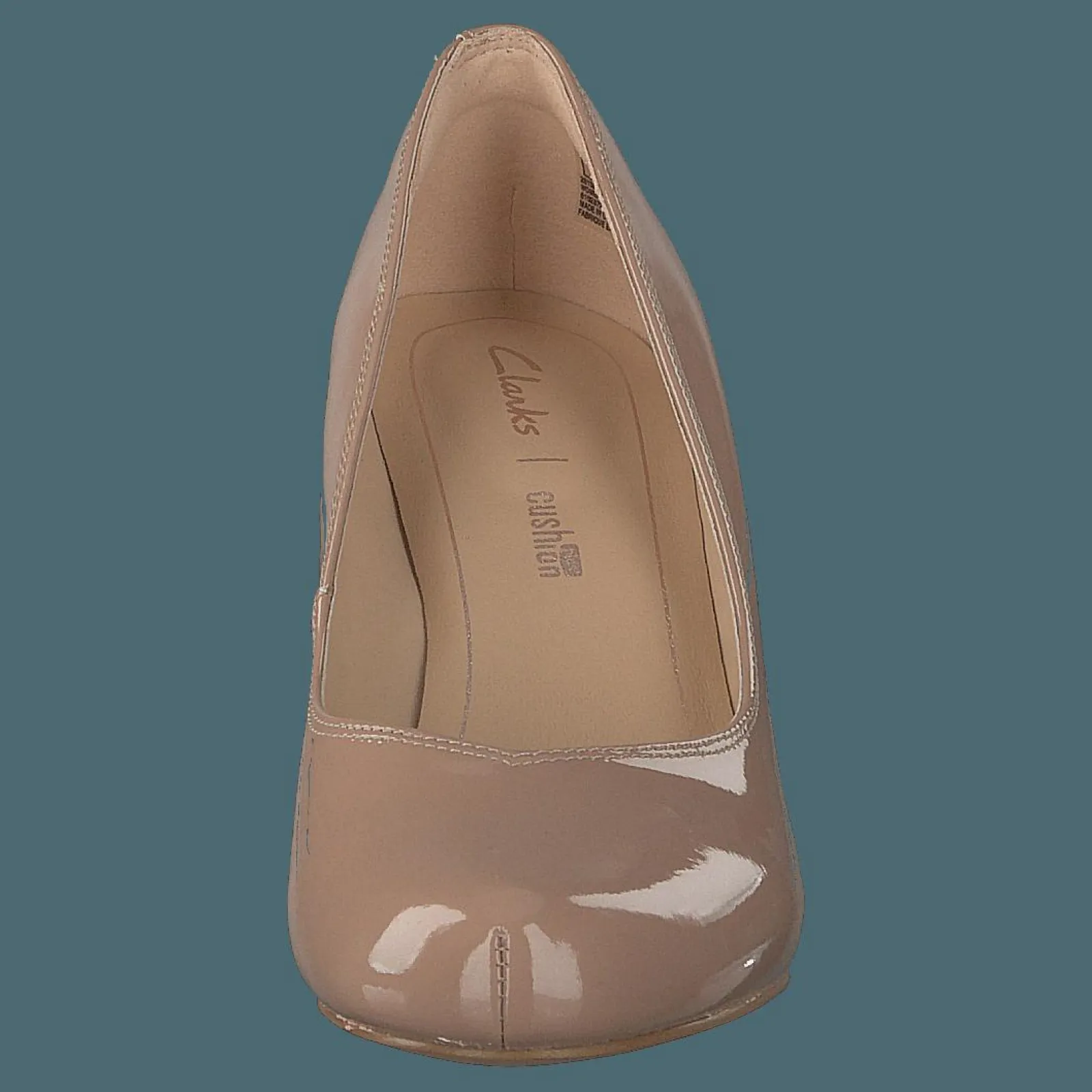 Clarks Dalia Rose Nude Patent