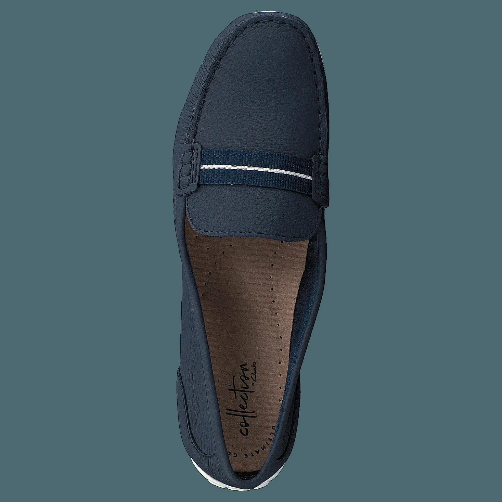 Clarks Dameo Vine Navy Leather