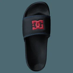 Barn DC Shoes Dc Slide Black/red Print