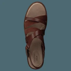 Clarks Declan Mix Mahogany Leather/nubuck