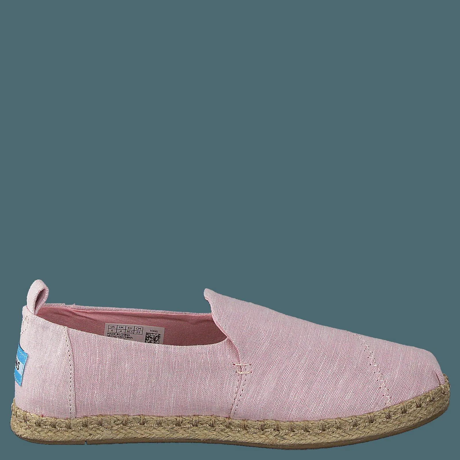 Toms Deconstructed Alpargata Rope Blossom Slub Chambray
