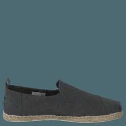 Toms Deconstructed Alpargata Rope Black Washed Canvas/rope