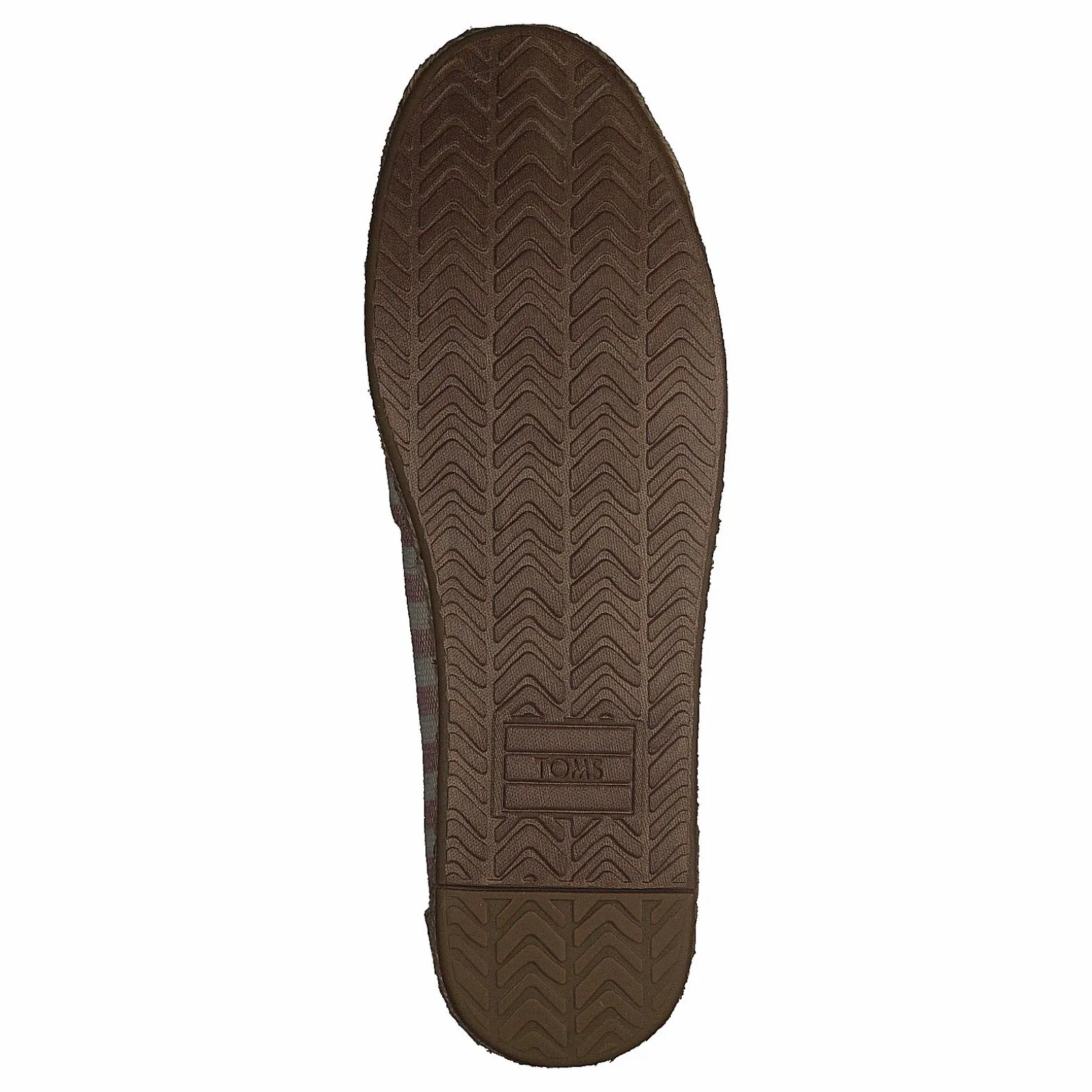 Toms Deconstructed Alpargata Rope Red Woven Stripe