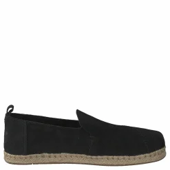 Toms Deconstructed Alpargata Rope Black Suede
