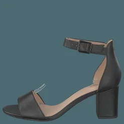 Clarks Deva Mae Black Leather