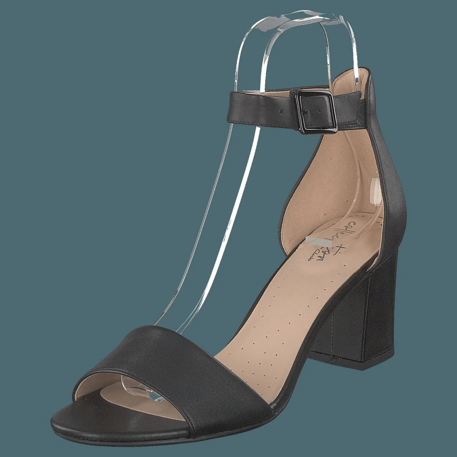 Clarks Deva Mae Black Leather