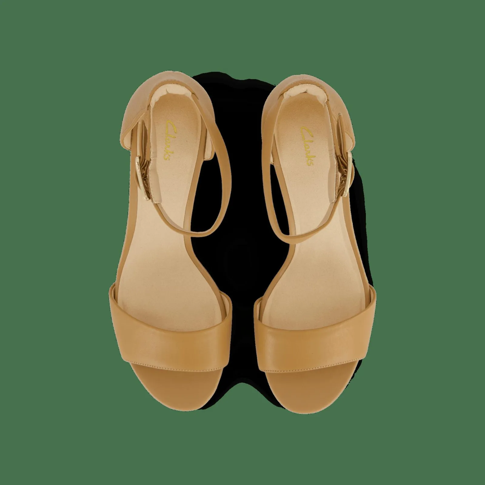 Clarks Deva Mae Camel Leather