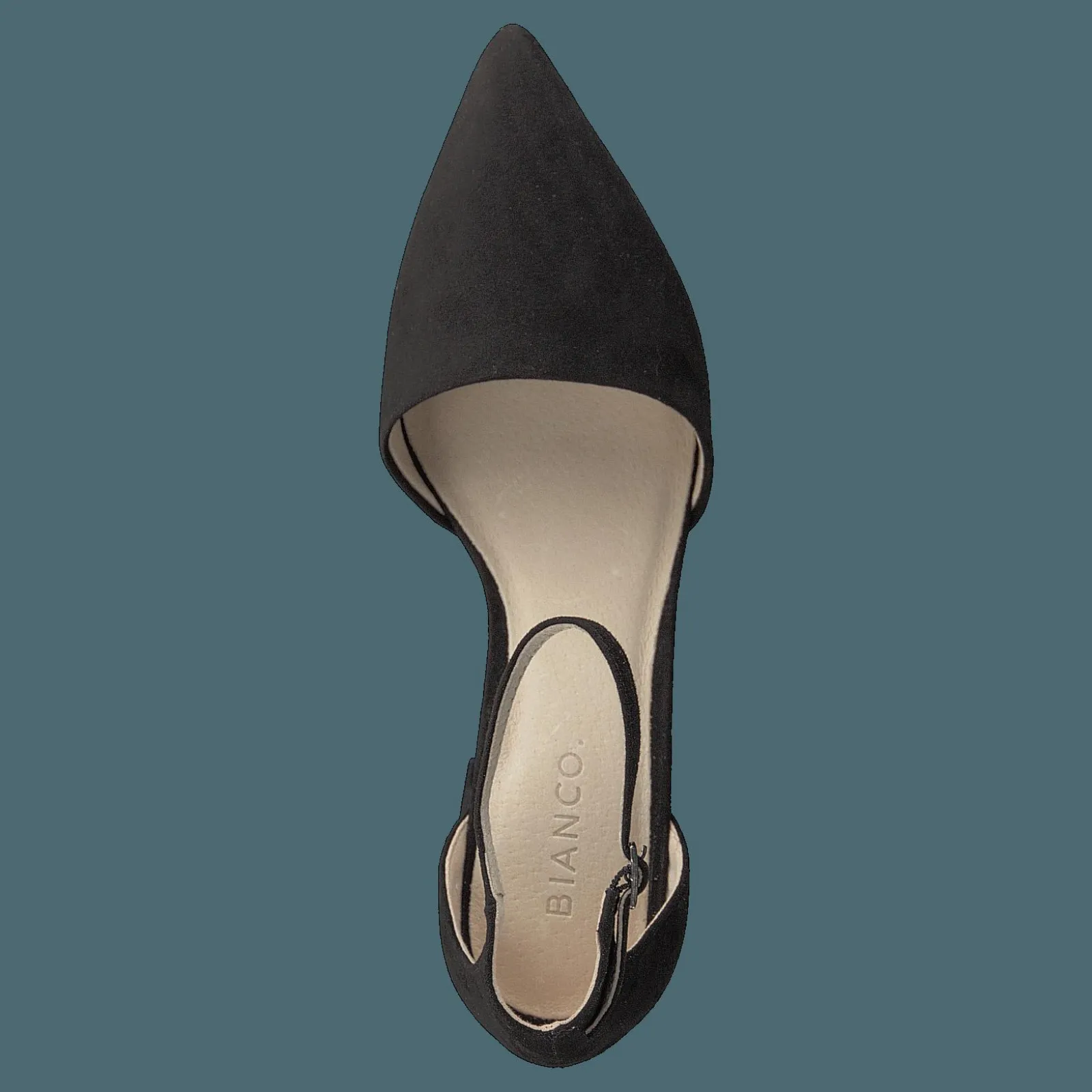 Bianco Divided D'orsay Pump 101 - Black 1