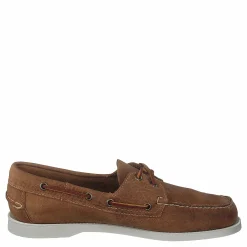 Sebago Dockside Portland Crazy W Brown Tan