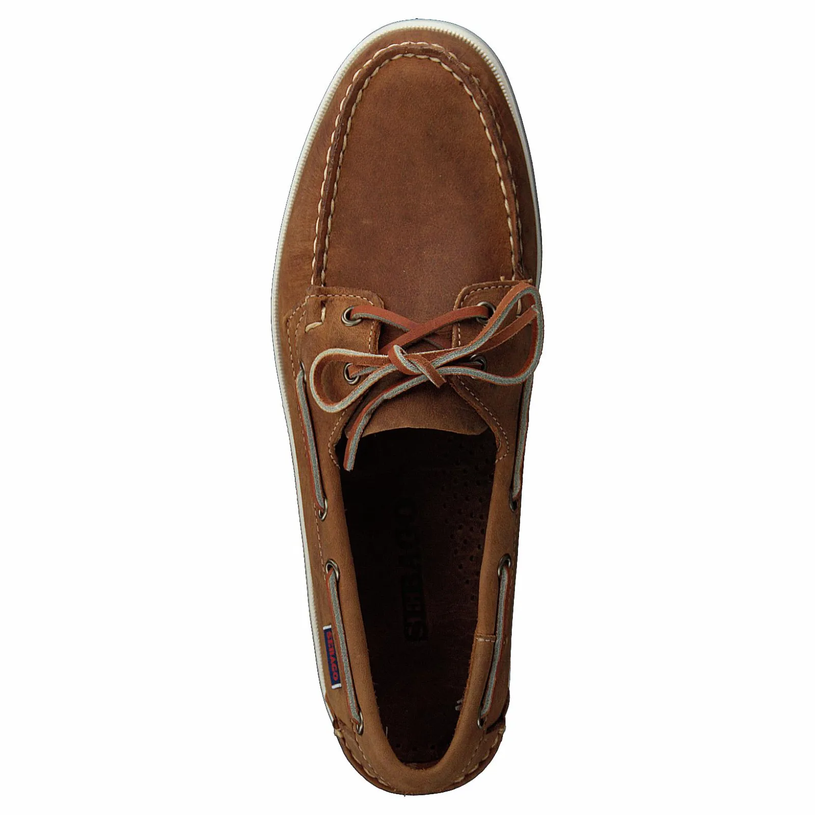 Sebago Docksides Brown Oiled Waxy Lea
