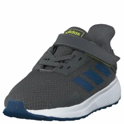 Barn adidas Duramo 9 Shoes Grey Five / Legend Marine / Shock Yellow