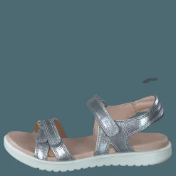 Barn ECCO Flora Silver Iridescent