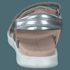 Barn ECCO Flora Silver Iridescent