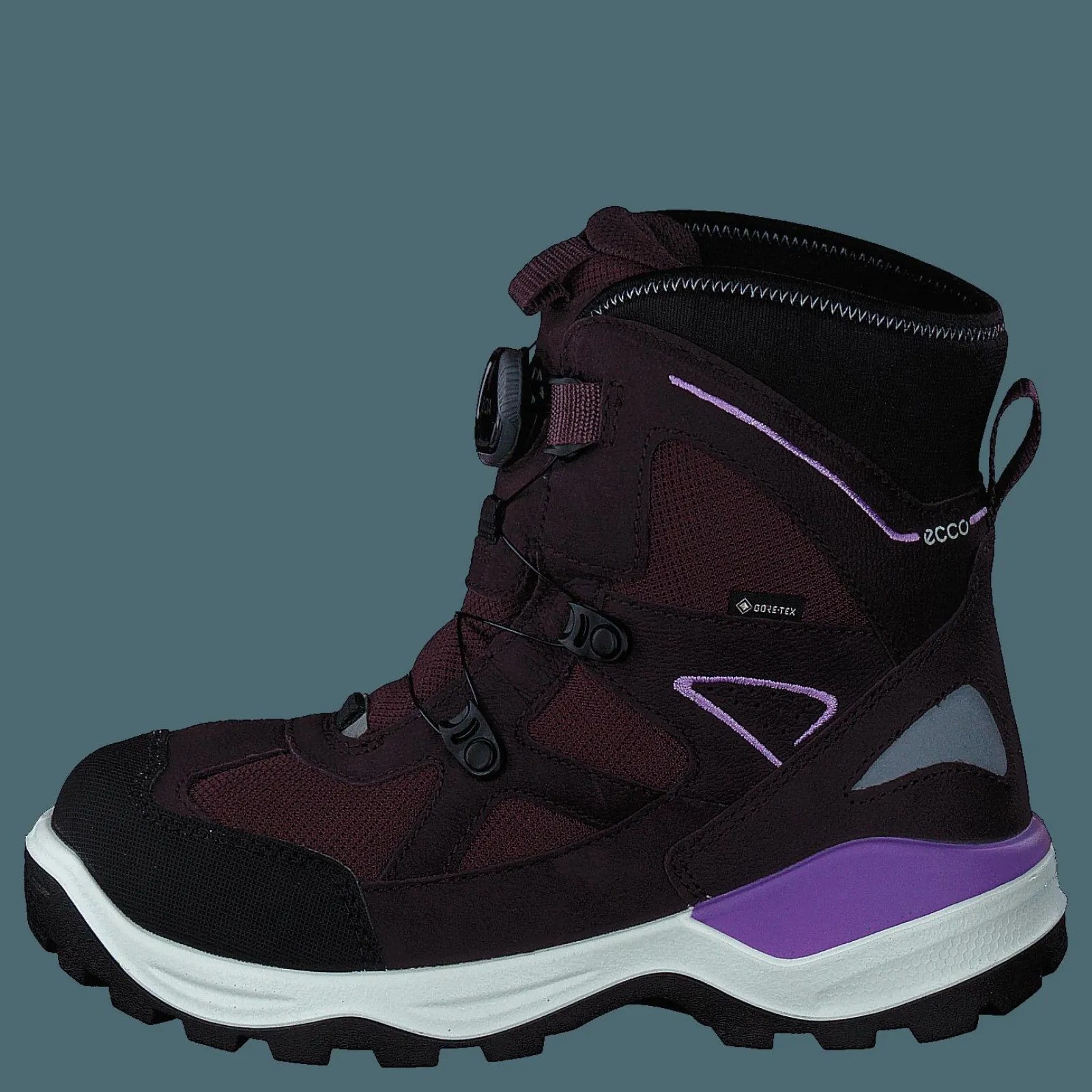 Barn ECCO Snow Mountain Black/fig/fig