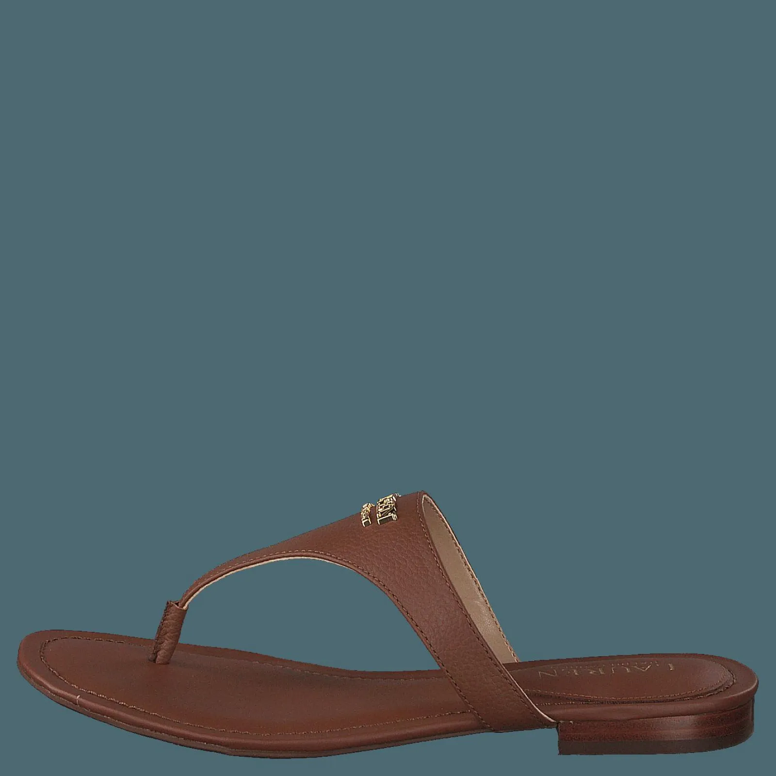 Lauren Ralph Lauren Ellah-sandals-flat Sandal Deep Saddle Tan