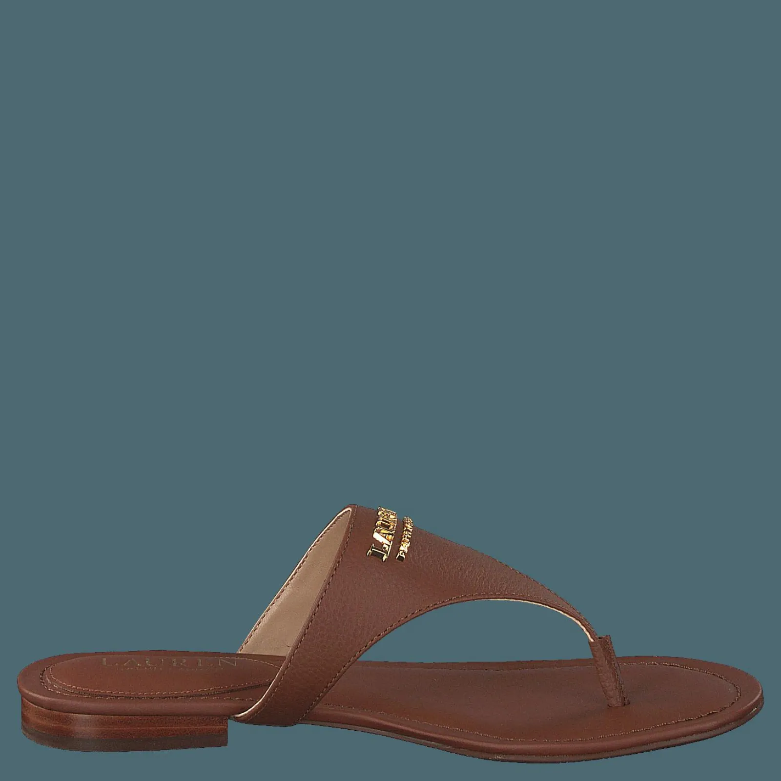 Lauren Ralph Lauren Ellah-sandals-flat Sandal Deep Saddle Tan