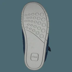 Barn Clarks Emery Beat T Blue Suede