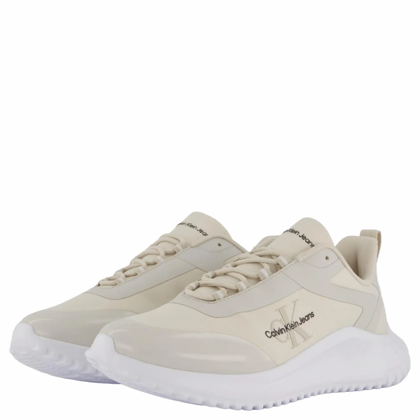 Calvin Klein Eva Runner Low Lace Mix Ml Wn Eggshell/creamy White