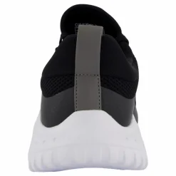 Calvin Klein Eva Runner Sock Low Knit Mtr Black/white/ Charcoal Grey