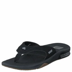 Reef Fanning Black-Silver