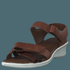 ECCO Felicia Sandal Brandy/coffee/mahogany