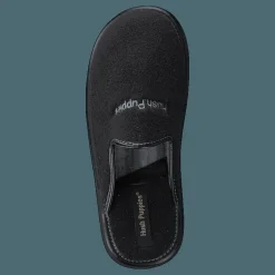 Hush Puppies Felt Slipper BLACK