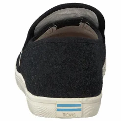 Toms Felt Wm Clmt Slipon Black