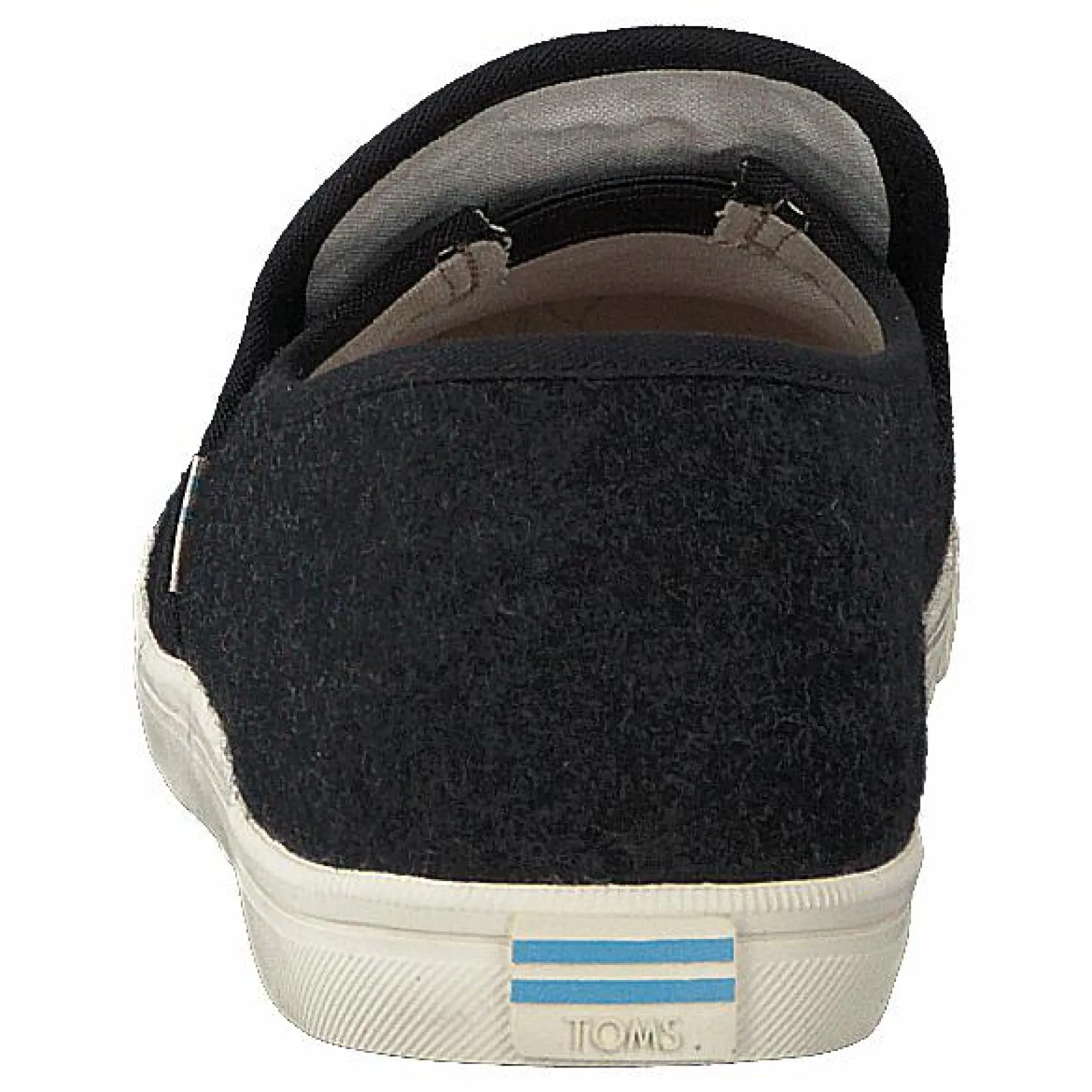 Toms Felt Wm Clmt Slipon Black
