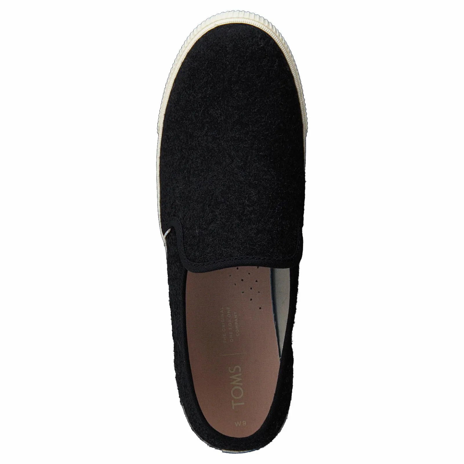 Toms Felt Wm Clmt Slipon Black