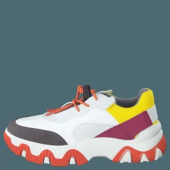 Fly London Fian634fly Multi-offwhite-yellow-fuchia