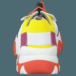 Fly London Fian634fly Multi-offwhite-yellow-fuchia
