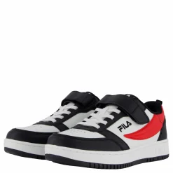 Barn Fila Rega Nf Velcro Kids Black- Red